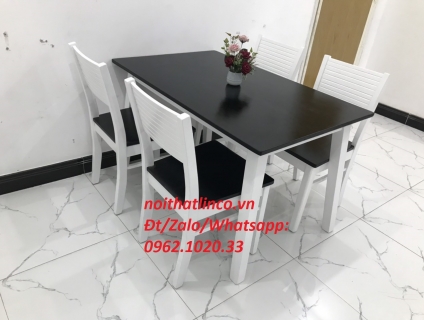 Bộ bàn ăn 4 ghế gỗ tự nhiên giá rẻ ở tại Hồ Chí Minh | Nội thất Linco