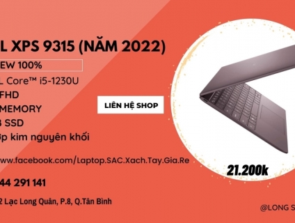 Dell Xps 9315 (Năm 2022)
