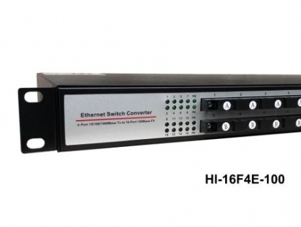 Switch quang 16 Port SC + 4 Port Uplink Gigabit HL-16F4E-100