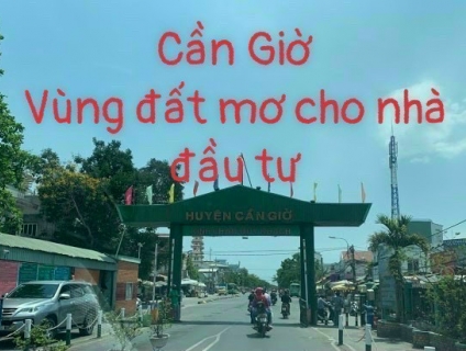 Bán gấp lô đất mặt tiền Tam Thôn Hiệp, x.Tam Thôn Hiệp, Cần Giờ 5,6tỷ