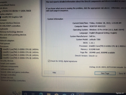 Dell latitude e7280 i5 gen 6 mỏng nhẹ mạnh bền đẹp