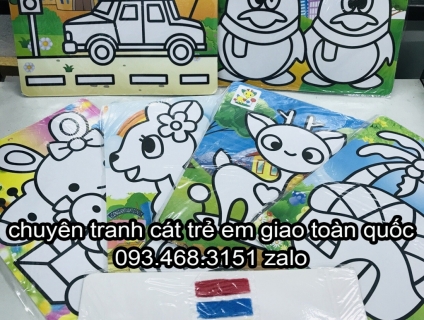 >>>  Chúng tôi chuyên cung cấp Buôn - Lẻ .Tranh cát trẻ em với giá cạn