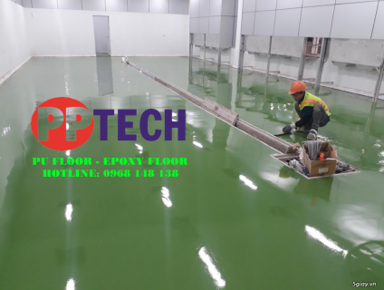 Thi công sơn epoxy cho sàn nhà xưởng tại tp. HCM