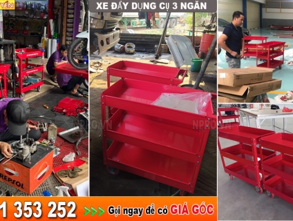 Xe đẩy đựng dụng cụ thiết bị garage chuyên dụng
