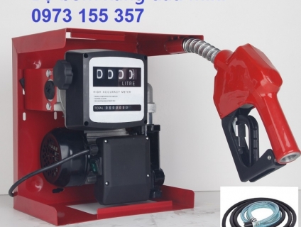 Bộ bơm xăng dầu ETM-60A,kít bơm dầu kèm đồng hồ ETM60A,bộ bơm dầu 220V