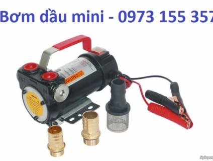 Bơm dầu NYB-40 -12/24V,bơm dầu mini chạy 24V,bơm dầu chạy ắc quy 24V