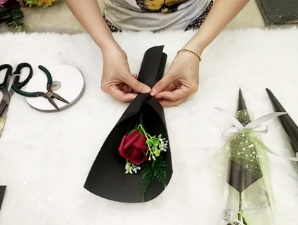 Hoa bó một bông tặng 20/11 rẻ nhất Gò Vấp