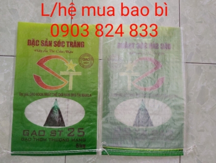 bao đựng gạo, bao pp dệt in sẵn giá rẻ tại tphcm