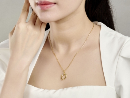 Dây chuyền bạc nữ đan thập chữ S UNISilver