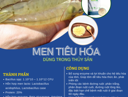 Men tiêu hóa thủy sản BIOK