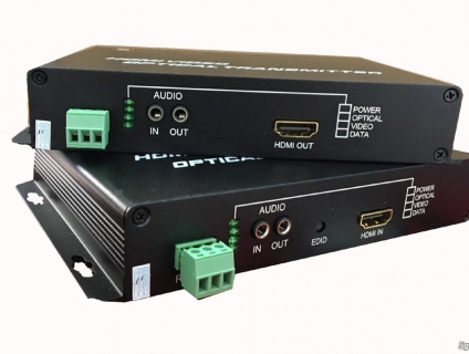 Bộ kéo dài HDMI quang Chuẩn không nén Full HD 1080P HL-HDMI-1V1A1D-TRL
