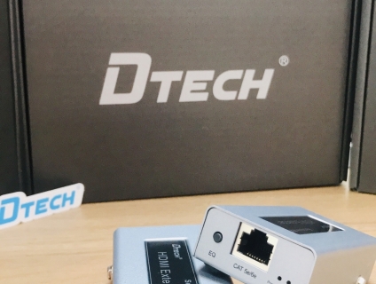 Bộ kéo dài HDMI qua Lan 50/60m hãng Dtech