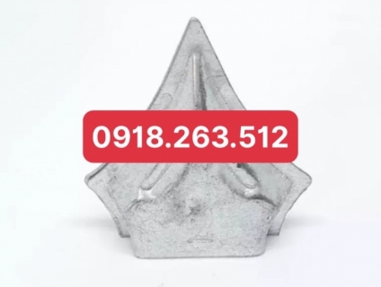 mác sắt, nắp chụp hàng rào