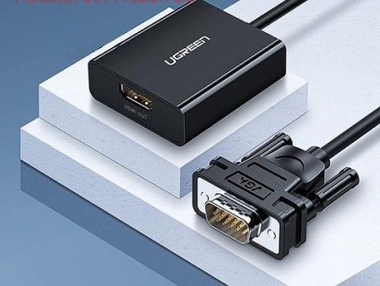 Cáp chuyển VGA to HDMI Ugreen loại tốt Ugreen chính hãng