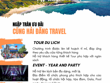 BÙNG NỔ SỰ KIỆN CUỐI NĂM CÙNG HẢI ĐĂNG TRAVEL