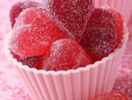 Kẹo dẻo hình trái tim