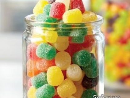 Kẹo dẻo viên tròn màu sắc