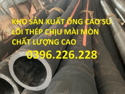 Địa chỉ bán ống cao su lõi thép phi 275 cây dài 4m, 6m 8m dùng hút cát