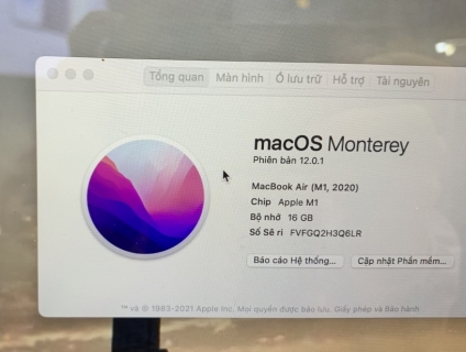 MacBook Air 2020 chip M1