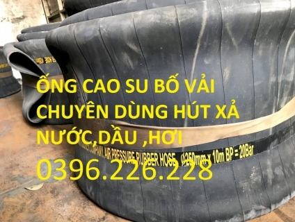 Phân phối ống cao su bố vải phi168 giacố 8 lớp bố vải chịu mài mòn cao