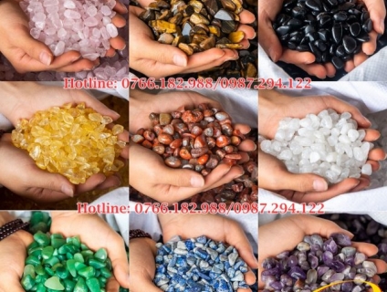 Bán thạch anh vụn bóng số lượng lớn