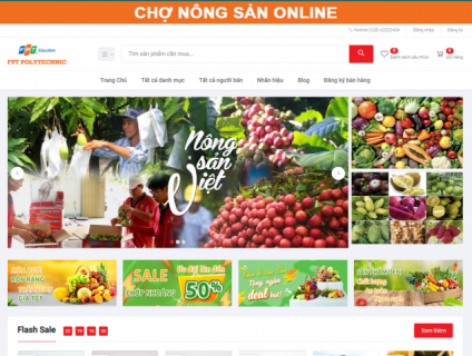 CHỢ NÔNG SẢN ONLINE - CAO ĐẲNG FPT POLYTECHNIC