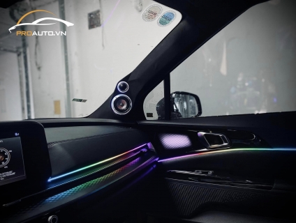 Đồ chơi xe Kia Carnival với led nội thất ô tô ấn tượng tại Quãng Ngãi