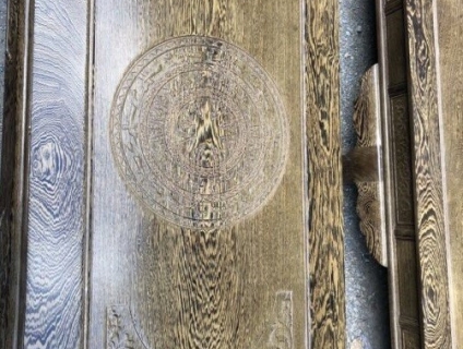 Bộ Tần Thủy Hoàng Gỗ Mun Đuôi Công 6 Món Tay 12 - 0911750868