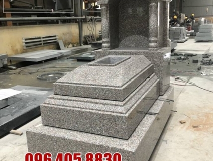 Bán Mộ Đá Hoa Cương Mộ Đá Kim Sa Ấn Độ Đẹp Nguyên Khối