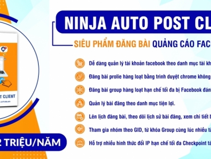 Triển ngay phần mềm hỗ trợ đăng bài TỰ ĐỘNG vào nghìn nhóm/1 lần