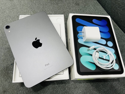 iPad Mini 6 - 64GB - wifi Màu Gray Vài lần sạc Như mới bóc seal likene