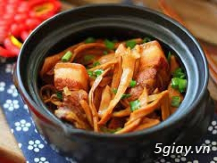 Ngất ngây ngày tết với món thịt kho măng khô