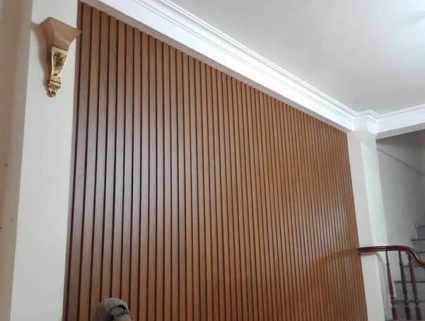 Thi công hoàn thiện tấm ốp tường pvc Nano, Vân đá, lam sóng...