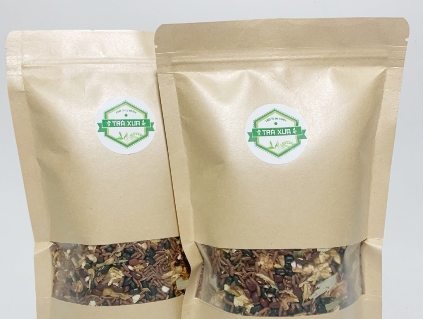 Trà gạo lứt táo đỏ