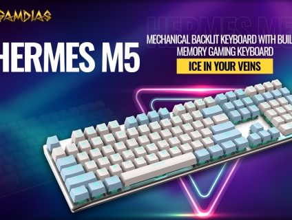 【 bàn phím cơ | fullbox chính hãng 】 GAMDIAS Hermes M5