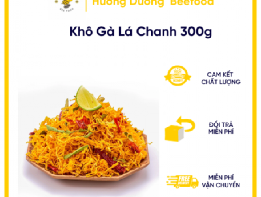 Cách làm khô gà lá chanh bằng chảo tại nhà