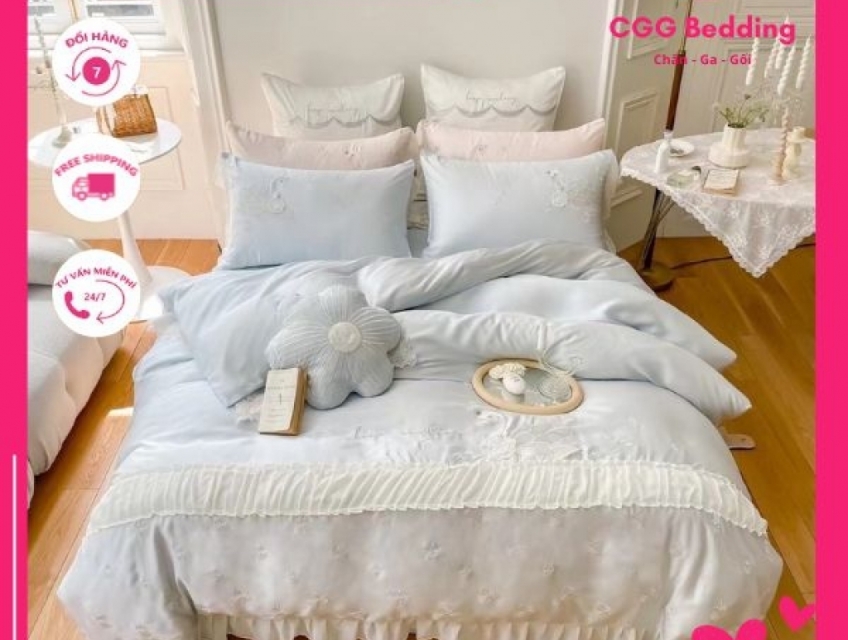 DECOR PHÒNG NGỦ CÙNG CGG BEDDING