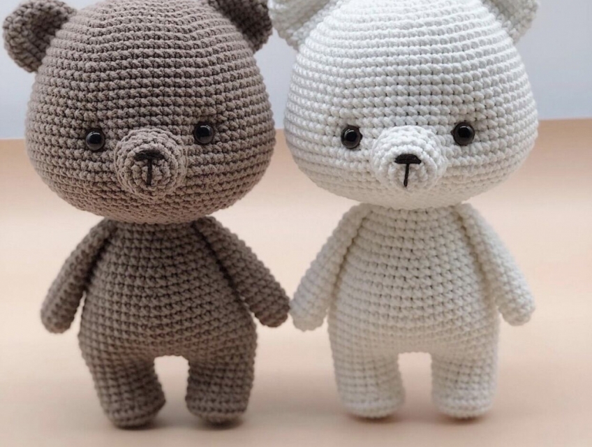 Gấu bông len handmade siêu cute