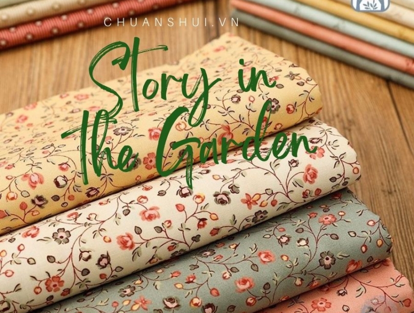 BST hoa nhí – Vải cotton 100% hoa nhí Chuanshui cho nàng thêm xinh