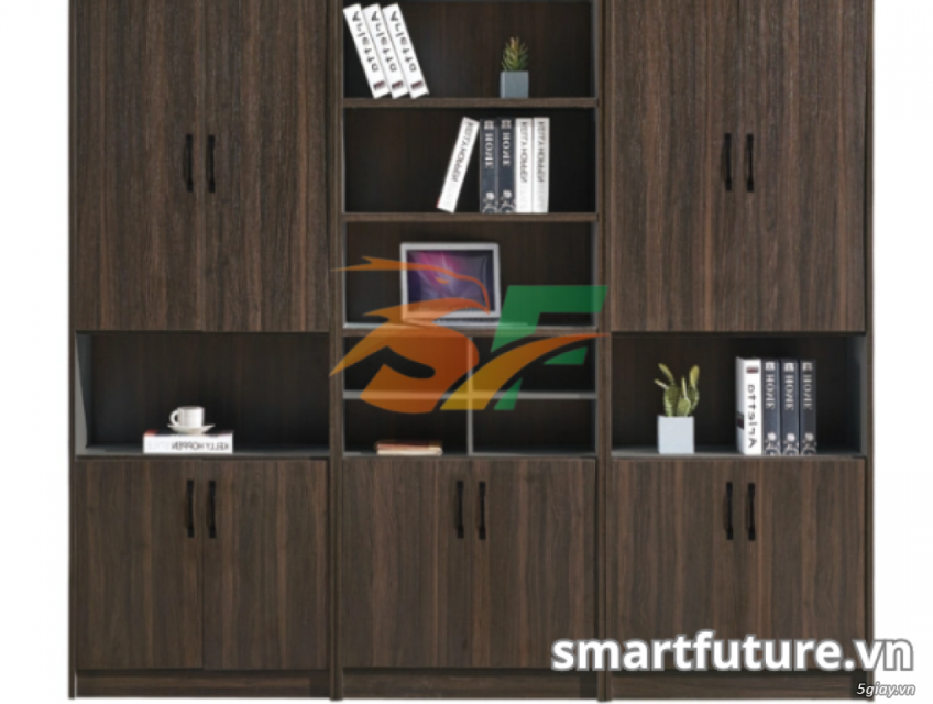 Tủ sách gỗ công nghiệp hiện đại và sang trọng
