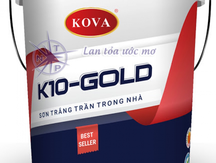 Sơn Kova Màu Trắng Sơn Trần Sang Trọng