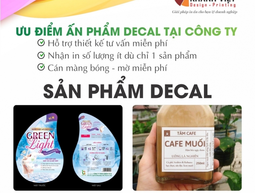 Xưởng in Tem nhãn - Decal dán theo yêu cầu...