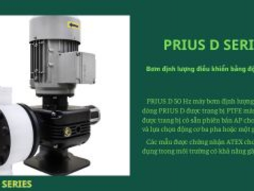 PRIUSD010060 bơm định lượng EMEC 60 Lít/h tại 10 bar