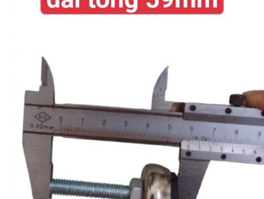 Chân tăng bọc sắt, tăng chỉnh chiều cao M8x60mm