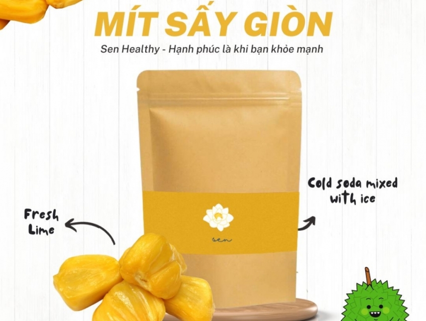 Mít sấy nhà Senhealthy