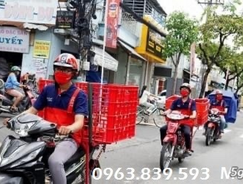 Sọt nhựa chở hàng shipper, rổ nhựa giao hàng xe máy giá rẻ/ 0963839593