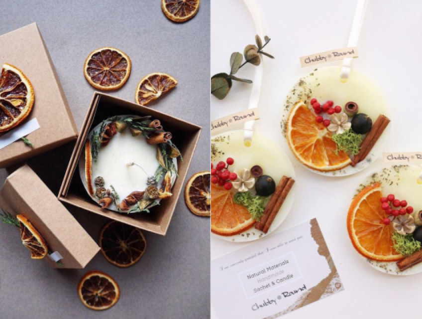 Làm Nến Thơm Hoa Khô Đơn Giản Tại Nhà