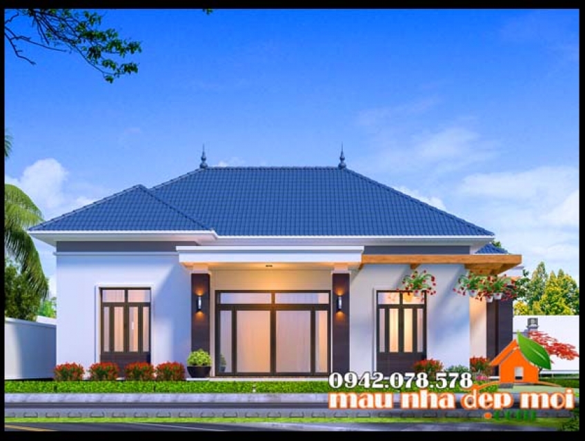 Mẫu thiết kế biệt thự sân vườn 130m2 là không gian sống lý tưởng