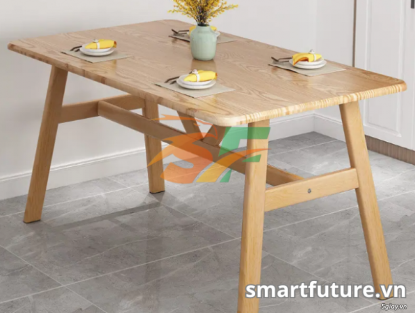 Bộ bàn ăn gỗ công nghiệp thiết kế hiện đại tiện nghi