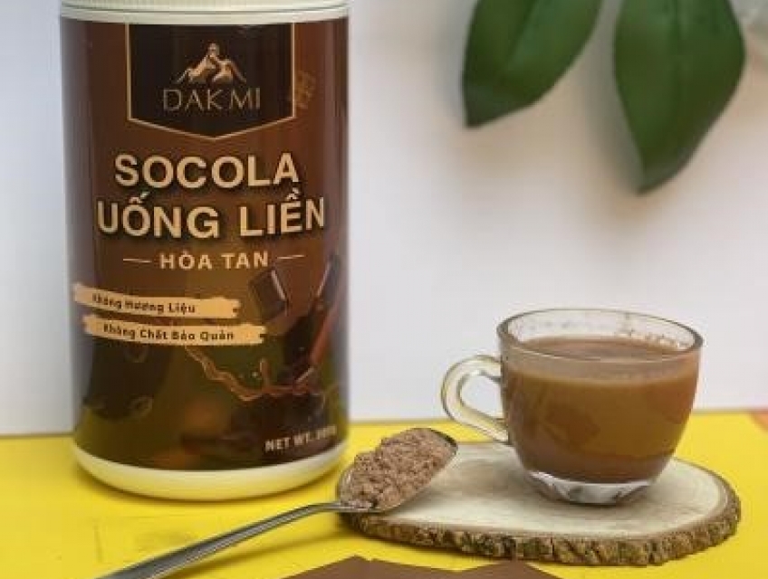 Socola uống liền hòa tan vị chuối